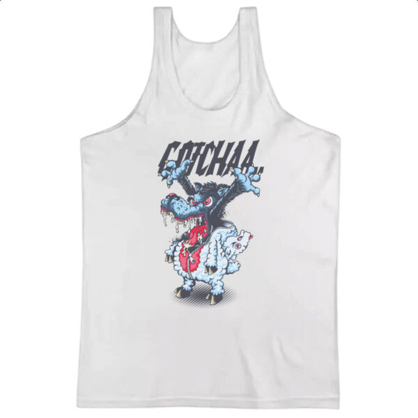 Camiseta Regata Lobo em pele de cordeiro