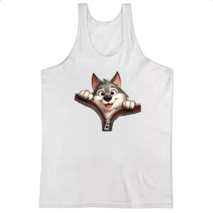 Camiseta Regata Lobo no ziper