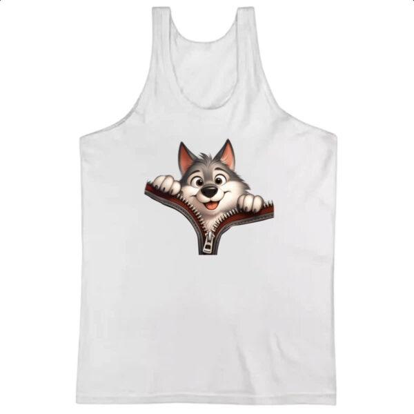 Camiseta Regata Lobo no ziper
