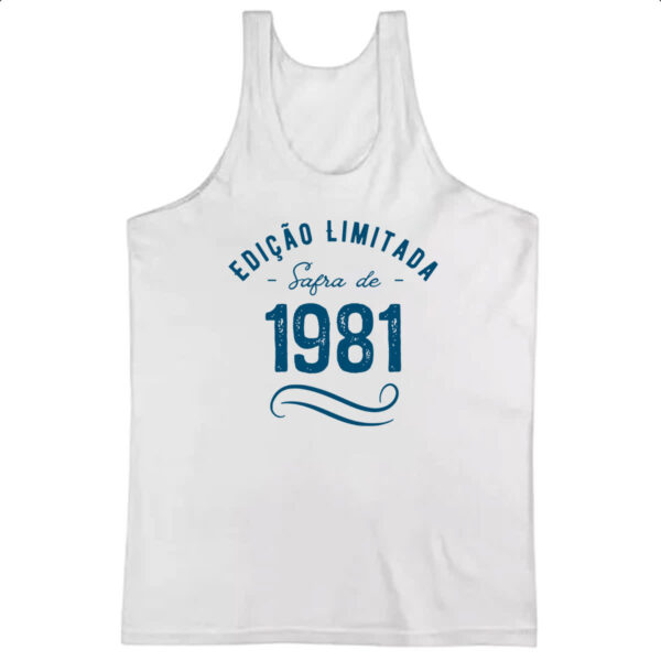 Camiseta Regata Ano de safra 1981