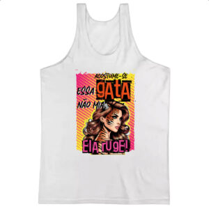 Camiseta Regata Mulher essa gata ruge