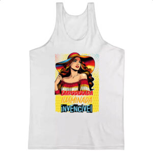 Camiseta Regata Mulher invencivel
