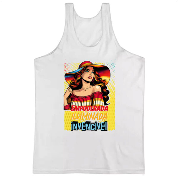 Camiseta Regata Mulher invencivel