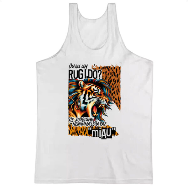 Camiseta Regata Mulher leoa
