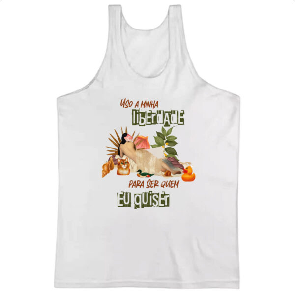 Camiseta Regata Mulher liberdade