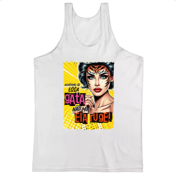 Camiseta Regata Mulher nao mia