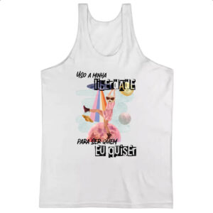 Camiseta Regata Mulher ser quem quiser