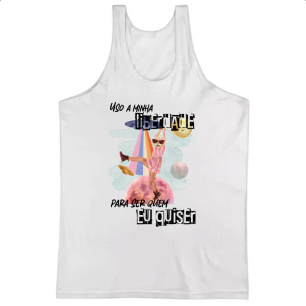 Camiseta Regata Mulher ser quem quiser