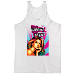 Camiseta Regata Mulher veste confianca