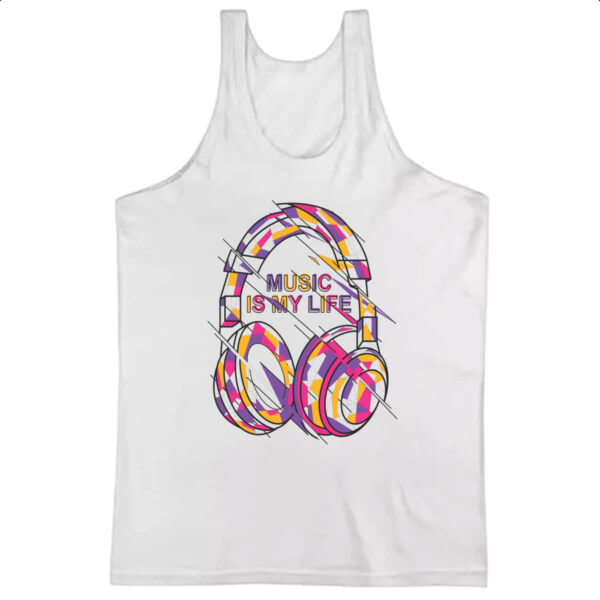 Camiseta Regata Music is my life