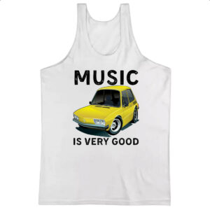 Camiseta Regata Music is very good