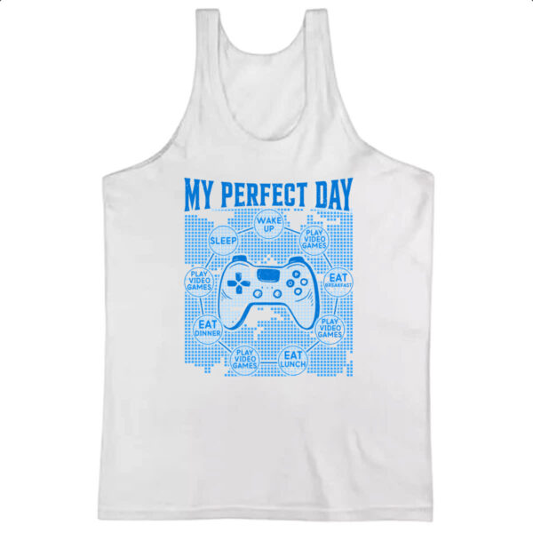 Camiseta Regata My perfect day games