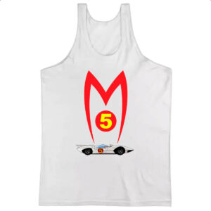 Camiseta Regata Mach 5 Logo e carro
