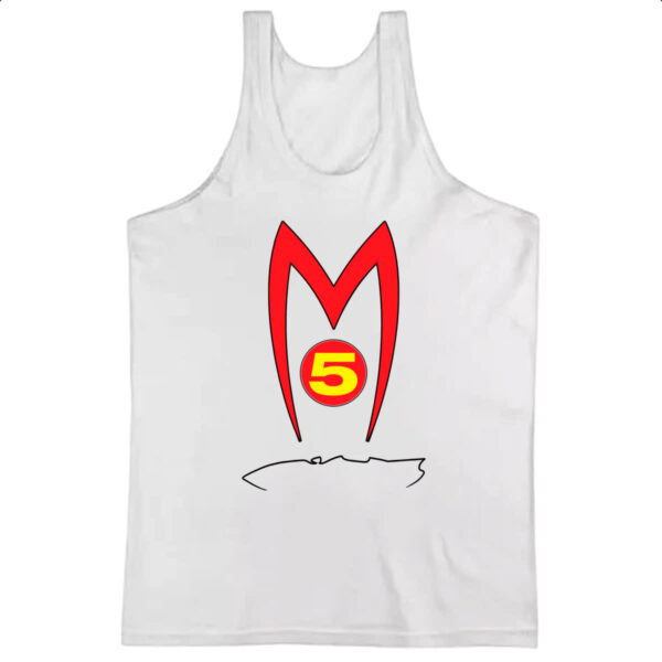 Camiseta Regata Mach 5 Logo e contorno