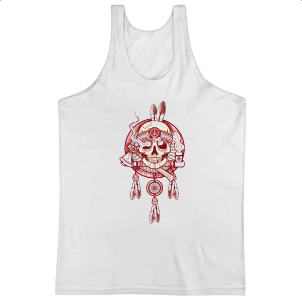 Camiseta Regata Mandala Caveira Indigena