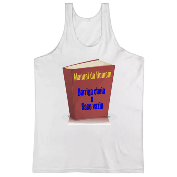 Camiseta Regata Manual do homem
