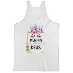 Camiseta Regata Menina dos olhos de Deus