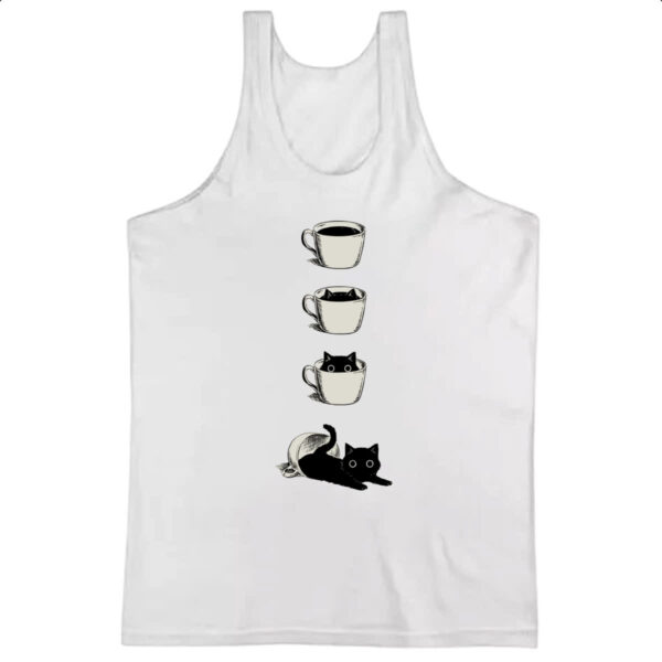 Camiseta Regata Minha xicara de gato