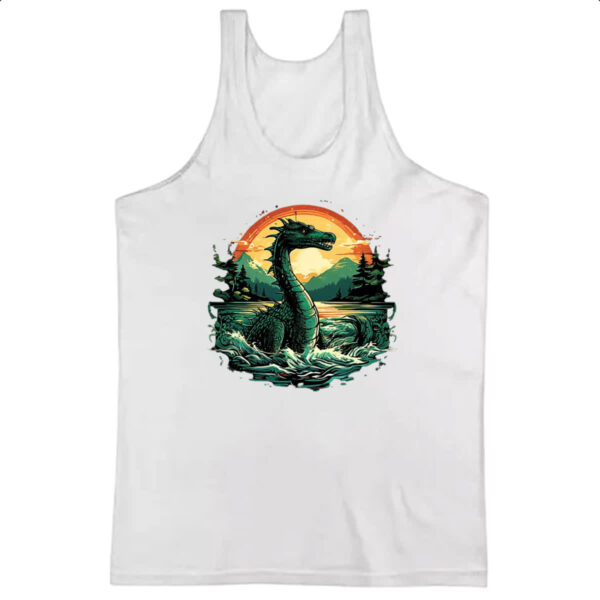 Camiseta Regata Monstro do Lago Ness Sunset Art