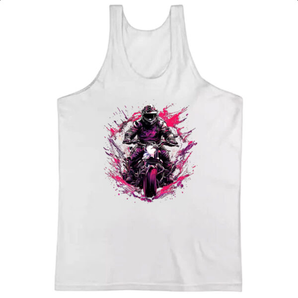 Camiseta Regata Moto Rider Splash Art