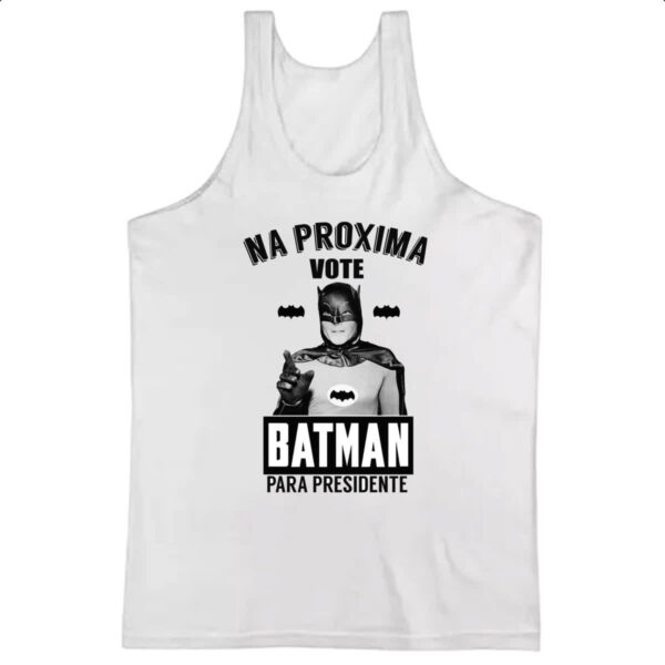 Camiseta Regata Na proxima vote Batman