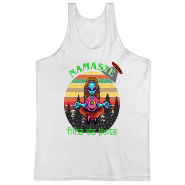 Camiseta Regata Namaste Filha da p
