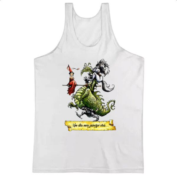 Camiseta Regata Um dia meu principe vira