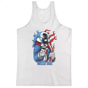 Camiseta Regata Uncle Sam Skull
