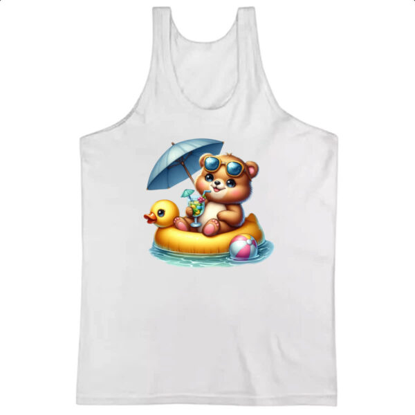 Camiseta Regata Urso na boia