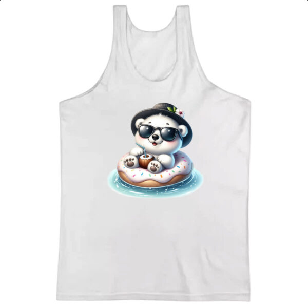 Camiseta Regata Urso polar na boia