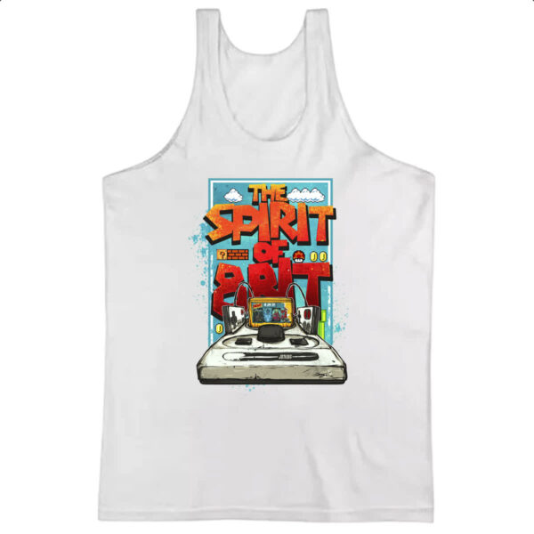 Camiseta Regata O espirito dos 8 Bits