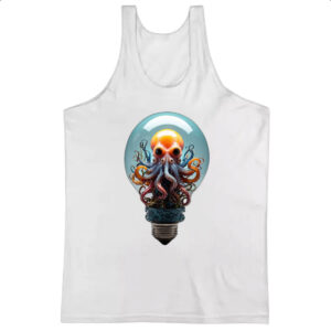 Camiseta Regata Octopus na lampada