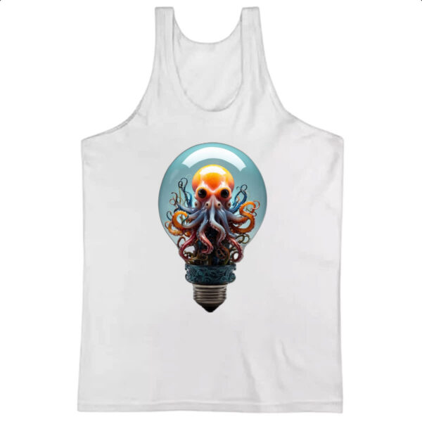 Camiseta Regata Octopus na lampada