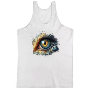 Camiseta Regata Olho de dragao watercolor