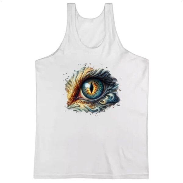 Camiseta Regata Olho de dragao watercolor