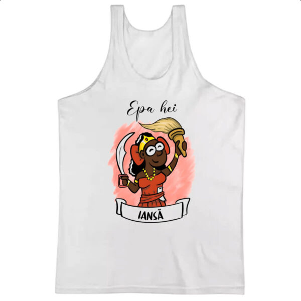 Camiseta Regata Orixas Cartoon Iansa Epa Hei