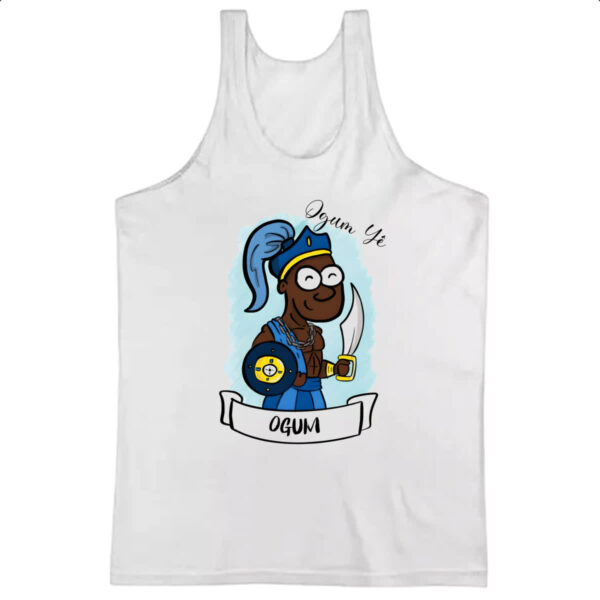 Camiseta Regata Orixas Cartoon Ogum Ie