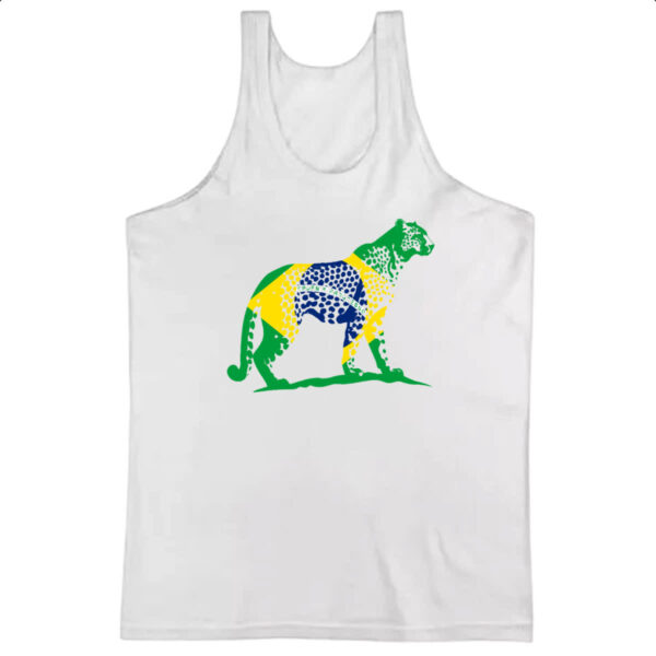 Camiseta Regata Onca Pintada Fauna Brasil