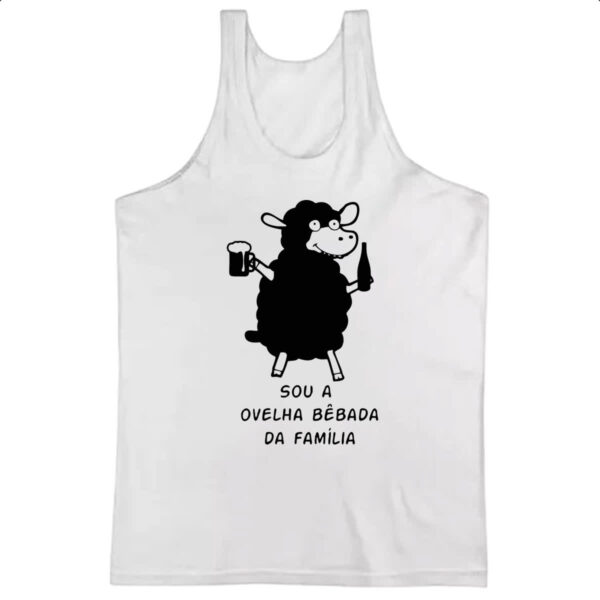 Camiseta Regata Ovelha Bebada da Familia