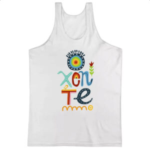 Camiseta Regata Oxente elementos nordestinos