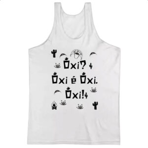 Camiseta Regata Oxi Oxi e Oxi Oxi