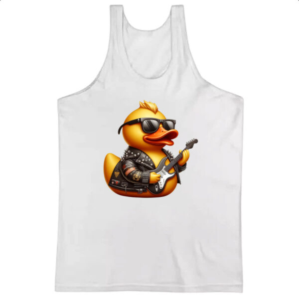 Camiseta Regata Patinho de borracha Rockeiro