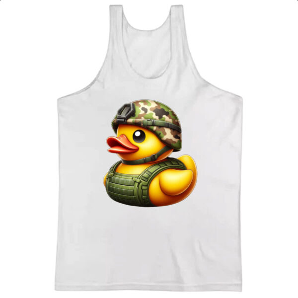 Camiseta Regata Patinho de borracha Soldado