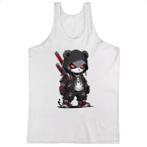 Camiseta Regata Panda chibi ninja