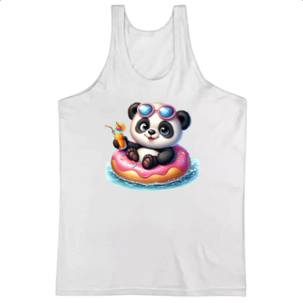 Camiseta Regata Panda na boia