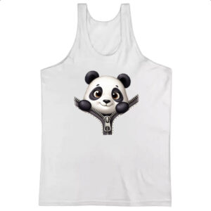 Camiseta Regata Panda no ziper