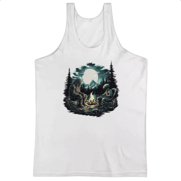 Camiseta Regata Pe Grande Acampamento Alien