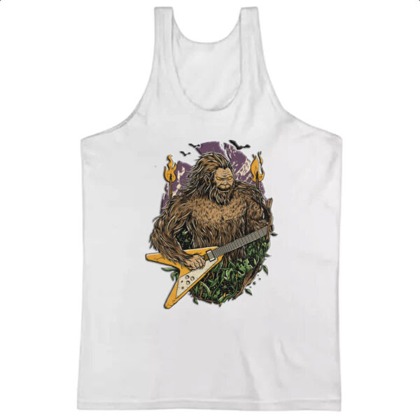 Camiseta Regata Pe grande na guitarra