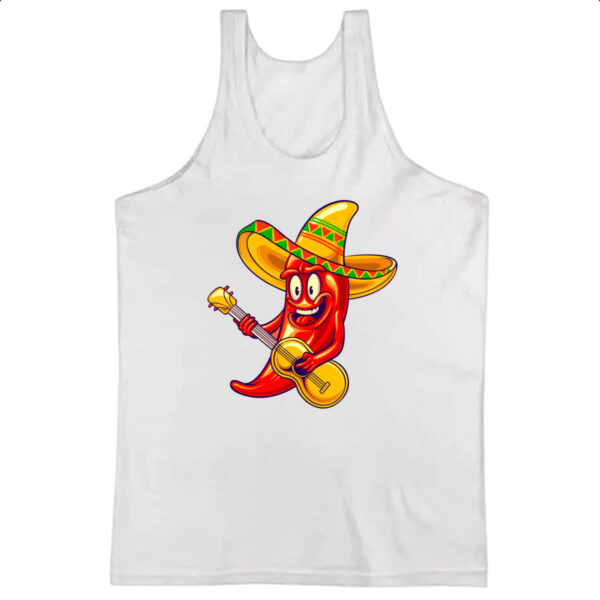 Camiseta Regata Pimenta sombrero serenata