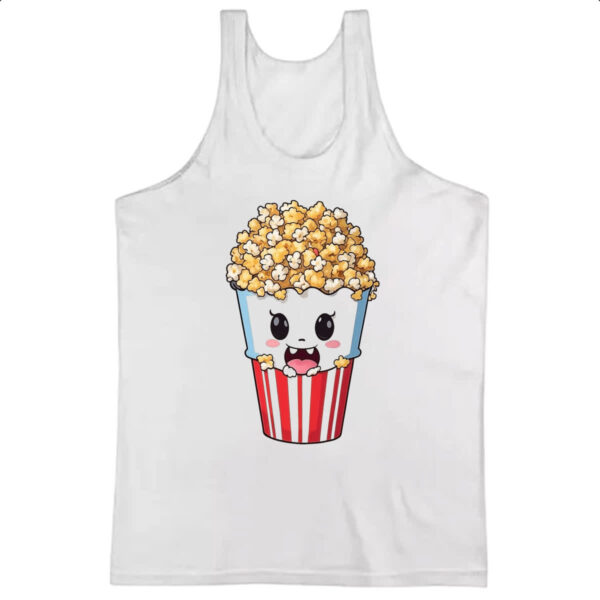 Camiseta Regata Pipoca cinema feliz